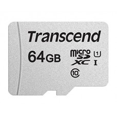 Карта памяти MicroSD 64GB Class 10 U1 Transcend TS64GUSD300S