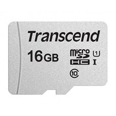 Карта памяти MicroSD 16GB Class 10 U1 Transcend TS16GUSD300S