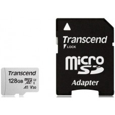 Карта памяти MicroSD 128GB Class 10 U3 Transcend TS128GUSD300S-A