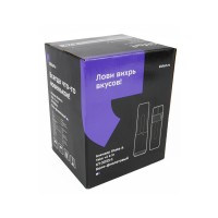 Стационарный блендер Kitfort Shake & Take KT-3033-1 "2 в 1" бело-фиолетовый