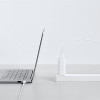 Интерфейсный кабель Xiaomi 6A Type-A to Type-C Cable Белый