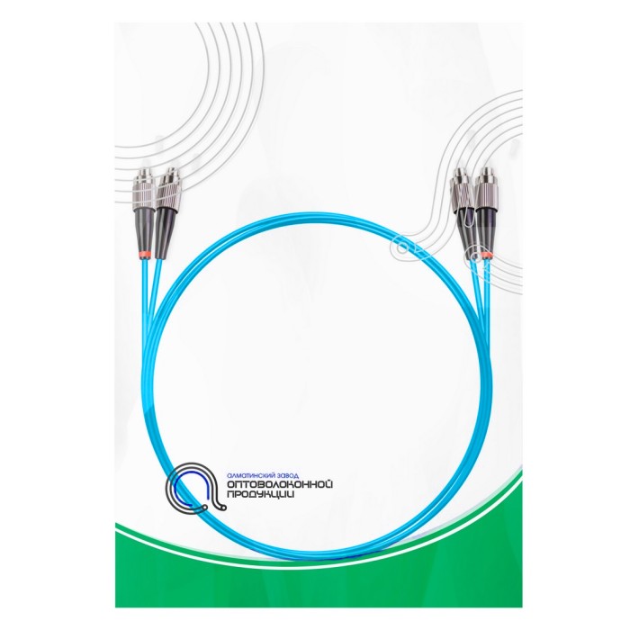 Патч Корд Оптоволоконный FC/UPC-FC/UPC MM OM3 50/125 Duplex 3.0мм 1 м
