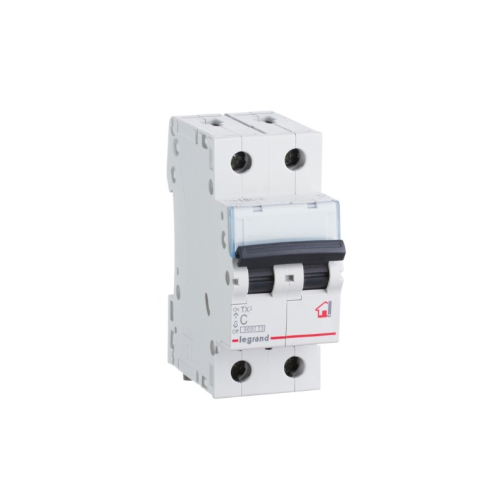 Автоматический выключатель Legrand 404043 2П C 20A TX3 6000 6kA