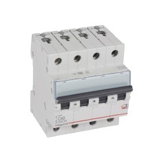 Автоматический выключатель Legrand 404074 4П С 40A TX3 6000 6kA