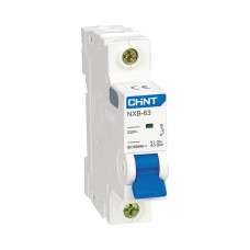 Автоматический выключатель CHINT NXB-63S 1P 4A C 4,5kA