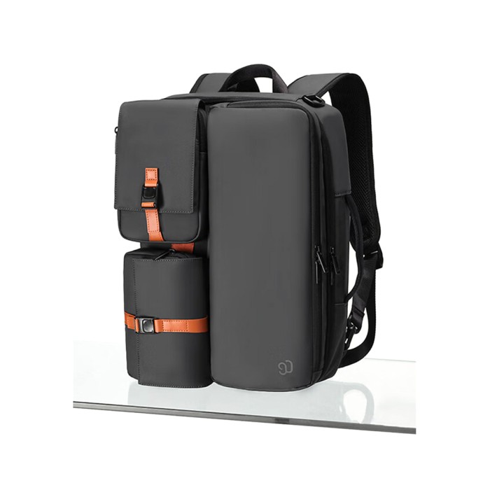 Рюкзак NINETYGO 3 in 1 Delachable Backpack Темно-серый