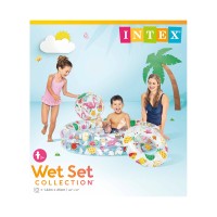 Надувной набор Intex 59460NP в упаковке детский бассейн, круг, мяч
