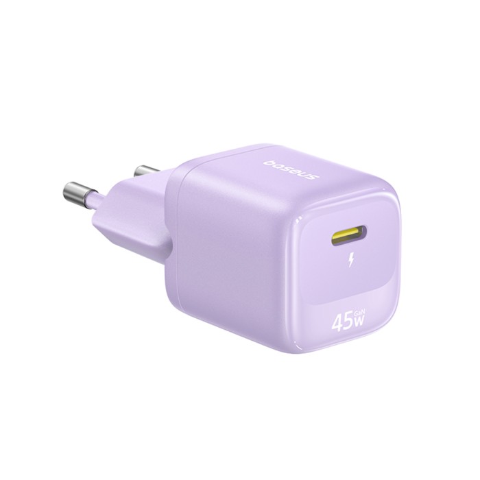Адаптер питания Baseus FN22 1C 45W EU Nebula Purple (E0123303)