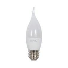 Лампа светодиодная SVC LED CB35-7W-E27-6500K Свеча на ветру Холодный