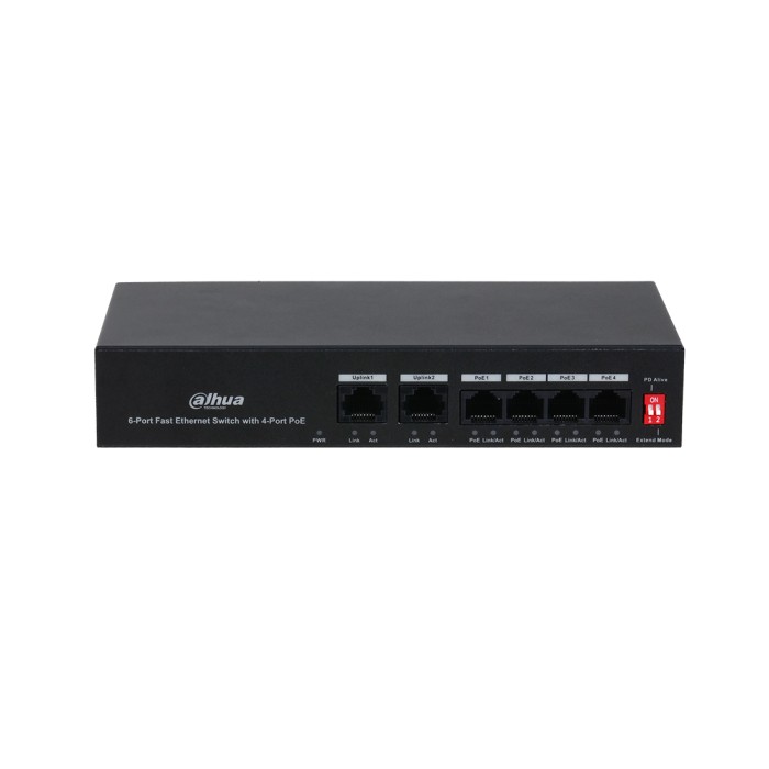 Коммутатор Dahua DH-S3006-4ET-45