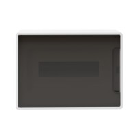 Щиток настенный FRAME белый DKC F12W1WD 12 модулей с тонированной дверцей