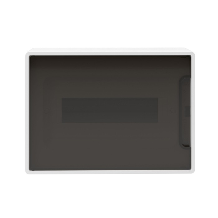 Щиток настенный FRAME белый DKC F12W1WD 12 модулей с тонированной дверцей