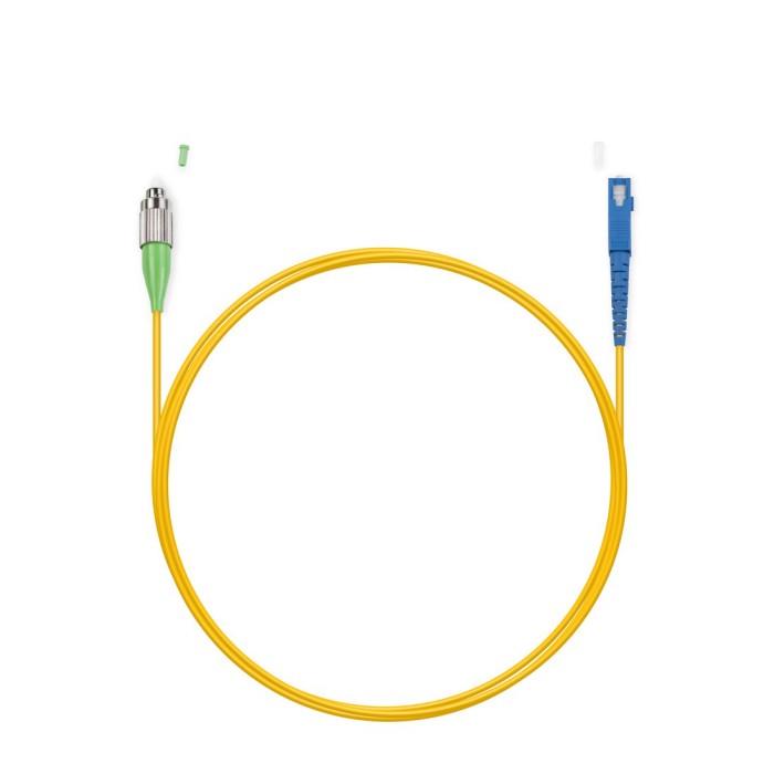 Патч Корд Оптоволоконный FC/APC-SC/UPC SM 9/125 Simplex 2.0мм 1 м