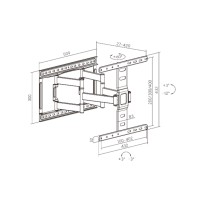 Кронштейн XG FMW-3775 для ТВ и мониторов 37