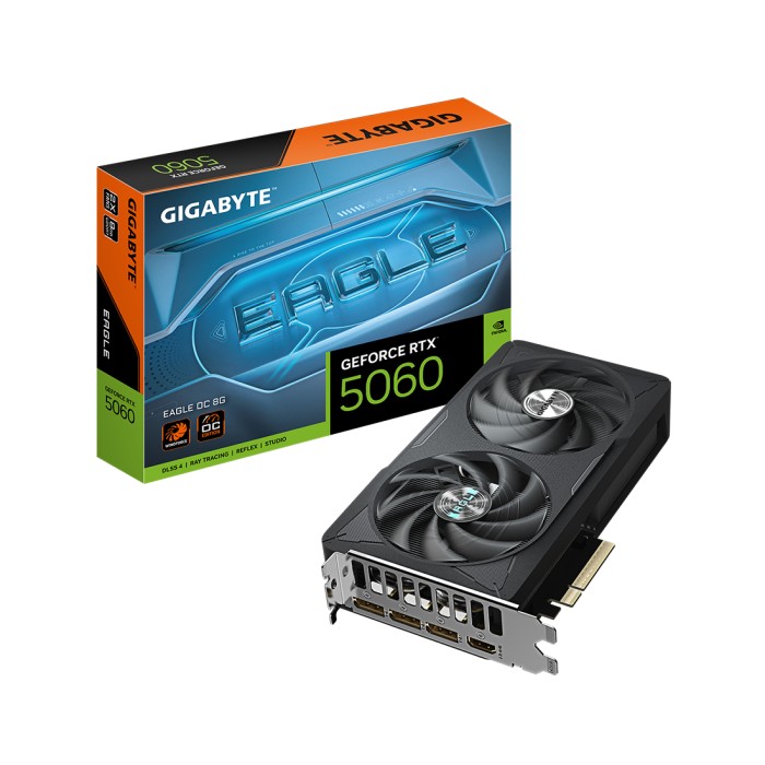 Видеокарта Gigabyte (GV-N5060EAGLE OC-8GD) RTX5060 EAGLE OC 8G