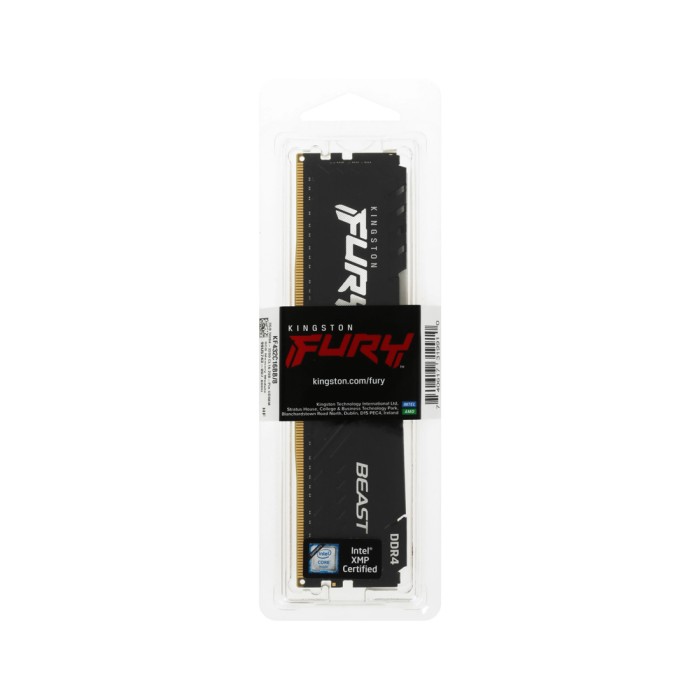 Модуль памяти Kingston FURY Beast KF432C16BB/8WP DDR4 8GB 3200MHz Чёрный