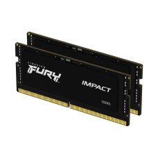 Kingston DRAM 16GB 4800MT/s DDR5 CL38 SODIMM (Kit of 2) FURY Impact PnP