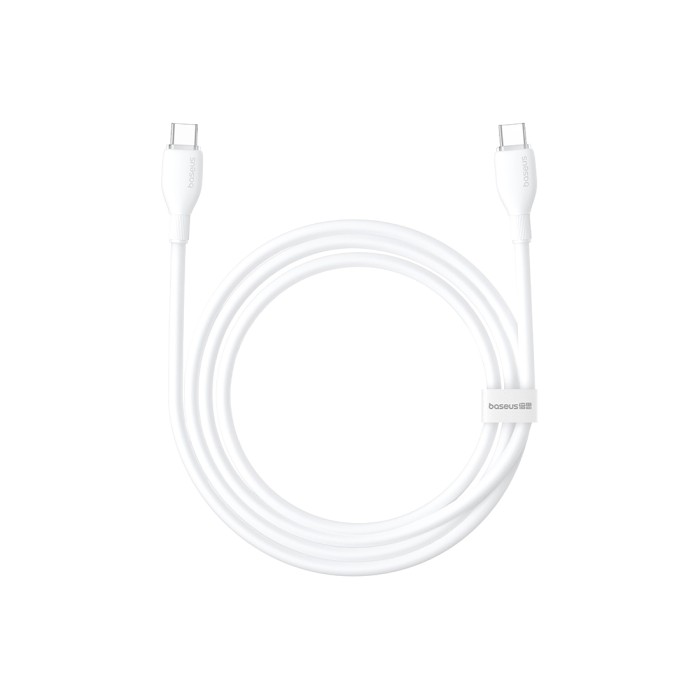 Интерфейсный кабель Baseus Ultra-Fast USB-C to USB-C 100W 1m Stellar White (P10376302222-03)