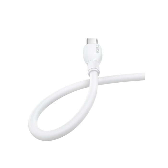 Интерфейсный кабель Baseus Ultra-Fast USB-C to USB-C 100W 1m Stellar White (P10376302222-03)
