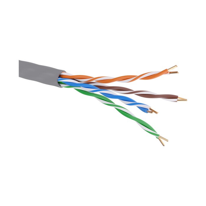 Кабель витая пара DKC RN5EUUK03GY кат. 5E U/UTP нг(А)-LSLTx