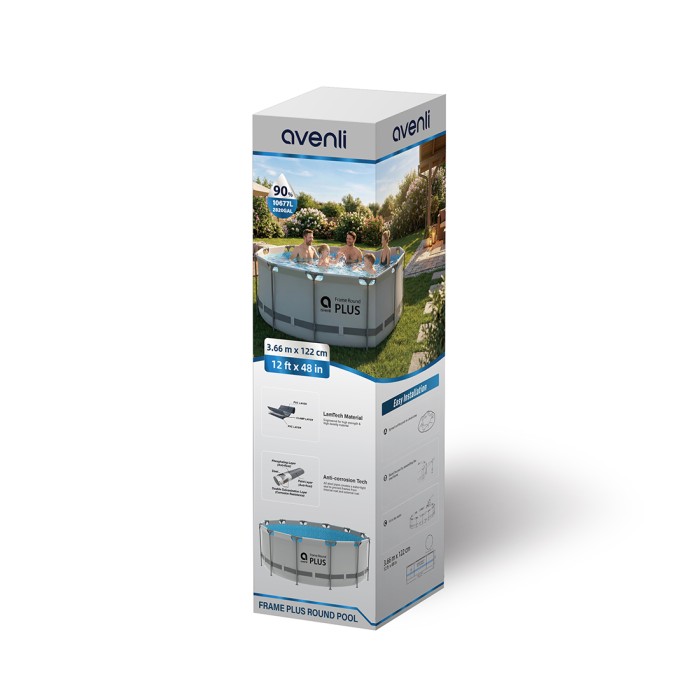 Каркасный бассейн Avenli 12363V63
