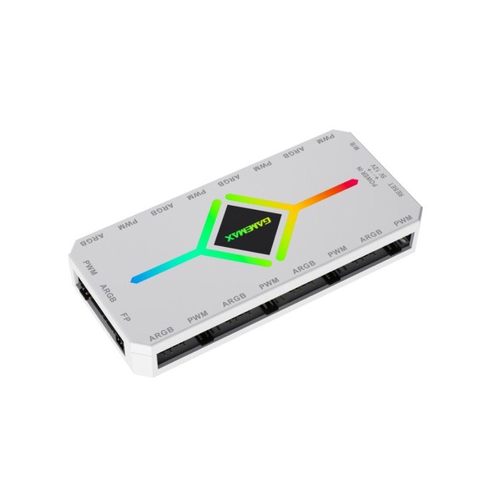 Контроллер подсветки Gamemax V4.0 ARGB+PWM HUB WH (12В)