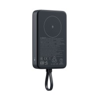 Портативный внешний аккумулятор Xiaomi 33W Magnetic Power Bank 10000mAh (Integrated Cable) Dark Gray