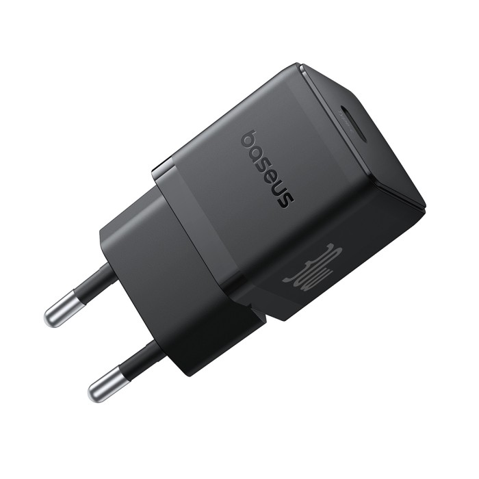 Адаптер питания Baseus Palm 1C 30W ( в комлпекте кабель Type-c ) Cluster Black