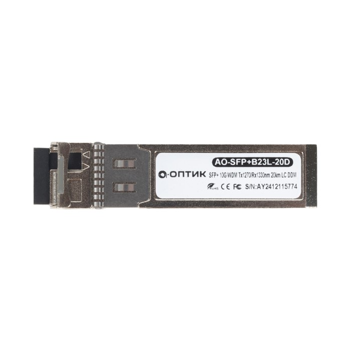 Трансивер А-Оптик AO-SFP+B23L-20D