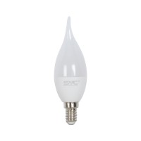 Лампа светодиодная SVC LED CB35-9W-E14-6500K Свеча на ветру Холодный