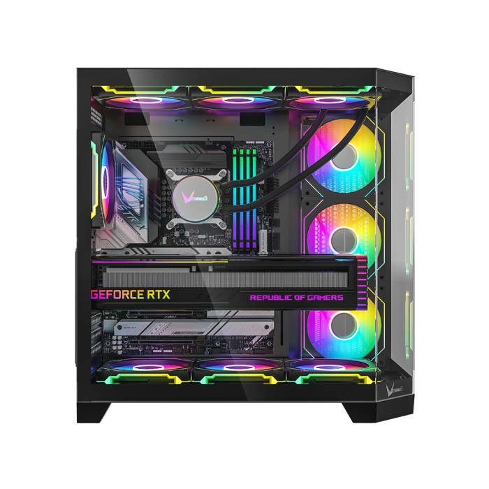 Компьютерный корпус Formula V Crystal Z6 Floe Black без Б/П