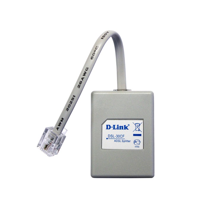 ADSL сплиттер D-Link DSL-30CF/RS для DSL-линии и телефона