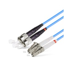 Патч Корд Оптоволоконный LC/UPC-ST/UPC MM OM3 50/125 Duplex 3.0мм 1 м
