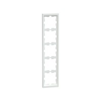 Рамка MERTEN MTN4050-6535 D-Life 5 постовая белый лотос