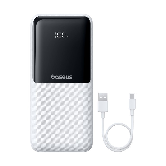 Портативный внешний аккумулятор Baseus Lipow 20000mAh 22.5W White (P10079102213-00)