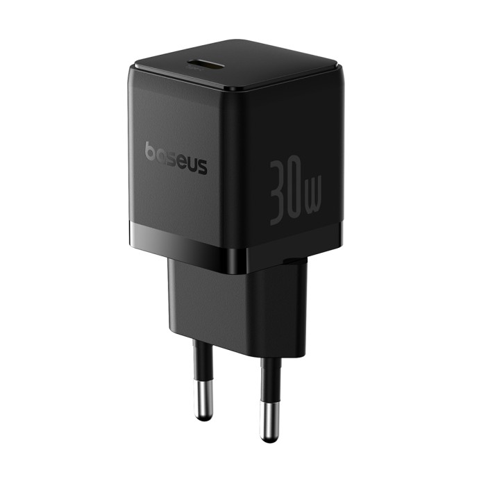 Адаптер питания Baseus Palm 1C 30W ( в комлпекте кабель Type-c ) Cluster Black