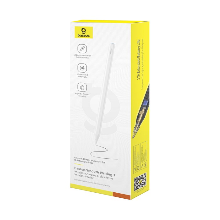 Стилус Baseus Smooth Writing 3 White (P80080806213-00)