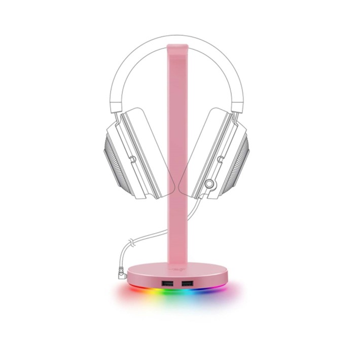 Подставка для наушников Razer Base Station V2 Chroma - Quartz