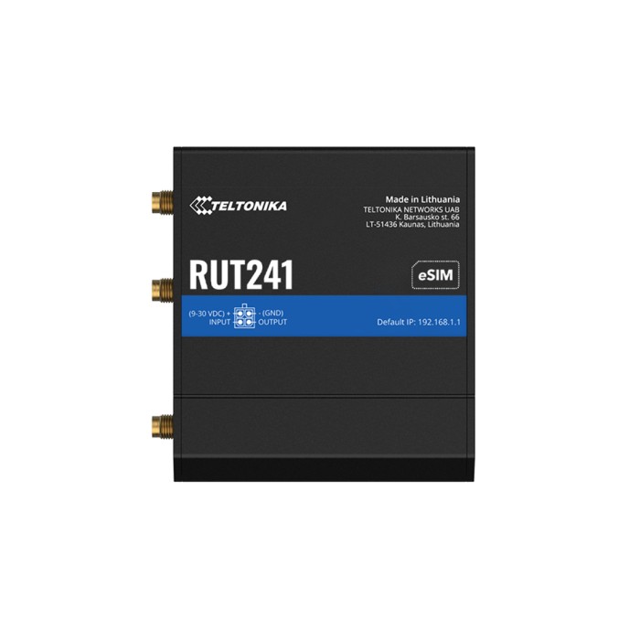 Роутер Teltonika RUT241 LTE CAT 4 ROUTER (МАРШРУТИЗАТОР)