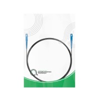 Абонентский FTTH Патч Корд SС/UPC-SC/UPC SM 1 м Black усил
