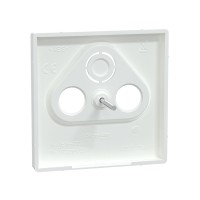 Центральная накладка MERTEN MTN4123-6035 D-Life TV розетки, 2/3 отверстий белый лотос