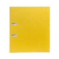 Папка-регистратор Deluxe с арочным механизмом, Office 3-YW5 (3" YELLOW), А4, 70 мм, желтый