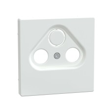 Центральная накладка MERTEN MTN4123-6035 D-Life TV розетки, 2/3 отверстий белый лотос