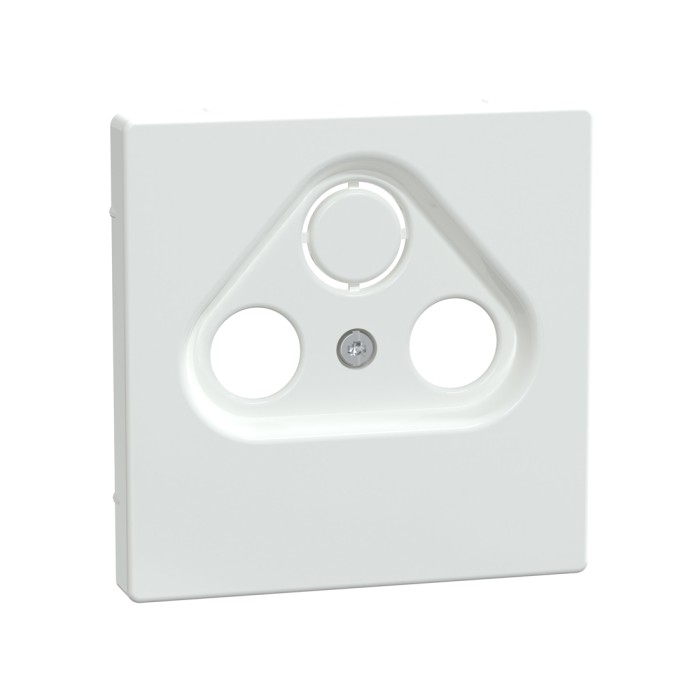 Центральная накладка MERTEN MTN4123-6035 D-Life TV розетки, 2/3 отверстий белый лотос
