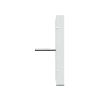 Центральная накладка MERTEN MTN4123-6035 D-Life TV розетки, 2/3 отверстий белый лотос