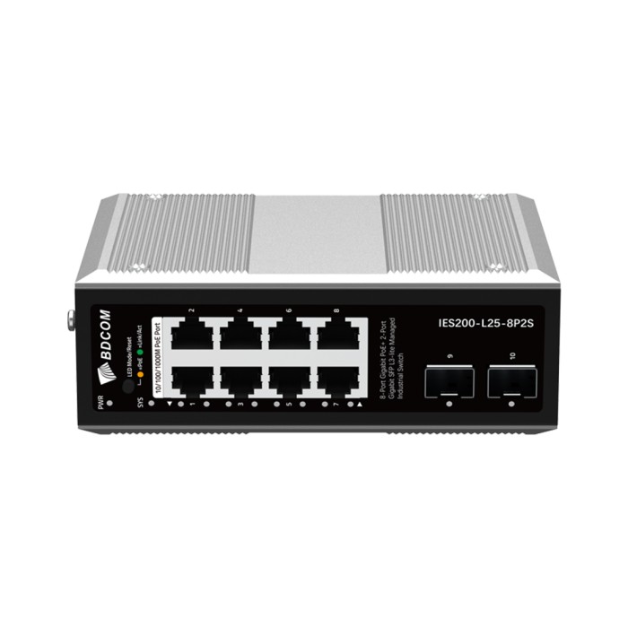 Коммутатор BDCOM IES200-L25-8P2S
