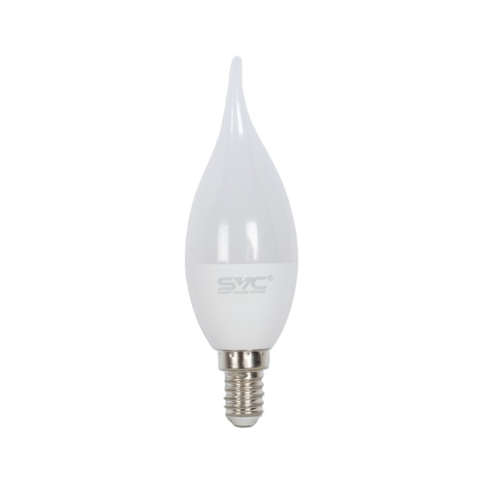 Лампа светодиодная SVC LED CB35-9W-E14-3000K Свеча на ветру Тёплый