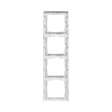 Рамка декор. универсальная 4-постовая Suno Белый