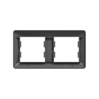 Рамка горизонтальная SE EPH5805271 Asfora EM 2 постовая антрацит