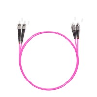 Патч Корд Оптоволоконный FC/UPC-ST/UPC MM OM4 50/125 Duplex 3.0мм 1 м